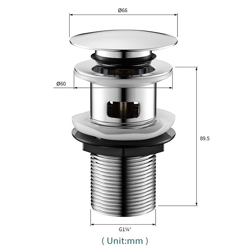 Stainless Steel Basin Drain2